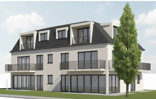 Visualisierung Gartenansicht - Grundstück zum Kaufen in München