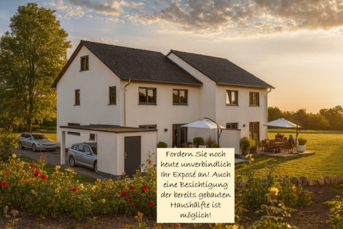 Neues Haus, schöne Terrasse, kleiner Garten! Toll! - 4 Zimmer Doppelhaushälfte zum Kaufen in Werl