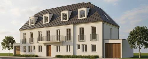 Visualisierung - *** Grundstück mit Baugenehmigung für über 640 m² Wohnfläche ** in idyllischer Vorstadt-Lage ***