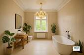 Badezimmer - 4 Zimmer Etagenwohnung zum Kaufen in Braunschweig