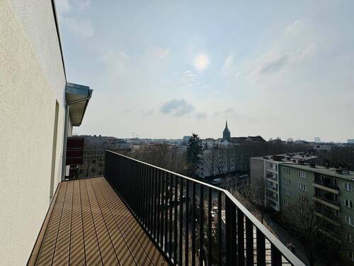 Balkon Blick 7 Etage - 