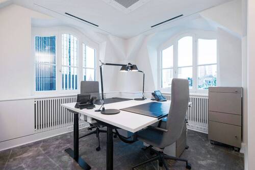 2er Büro - Exklusives 2er Büro im Bankenviertel - flexibel, möbliert, 247