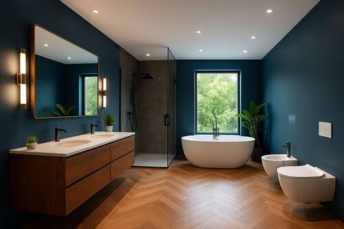 Badezimmer - Energieeffiziente & nachhaltige Bauweise mit massa haus