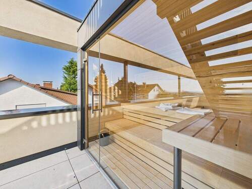und Zugang zur Sauna - 