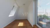 Arbeitszimmer an der Dachterrasse - 