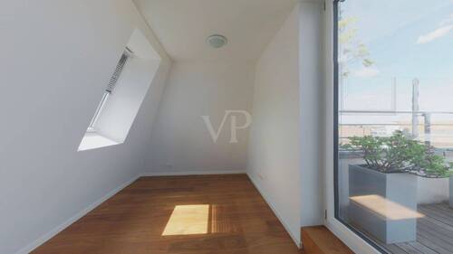 Arbeitszimmer an der Dachterrasse - 
