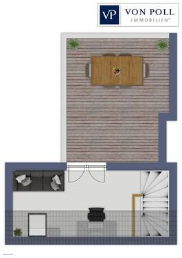 Dachterrasse - 
