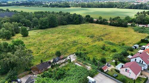 Luftbild.jpg - Grundstück für 8 EFH oder Doppelhäuser - Baugenehmigung für 1.Doppelhaus liegt bereits vor