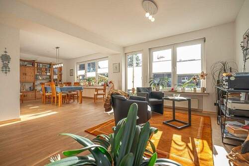 In dem fließenden Raum findet der familiäre Alltag statt - 