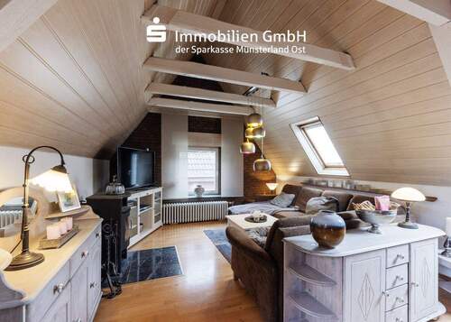 Wohnzimmer - 6 Zimmer Einfamilienhaus in Münster