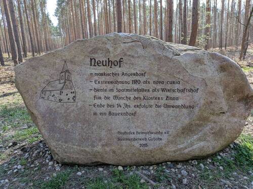 Neuhof - Infostein - Grundstück zum Kaufen in Jüterbog