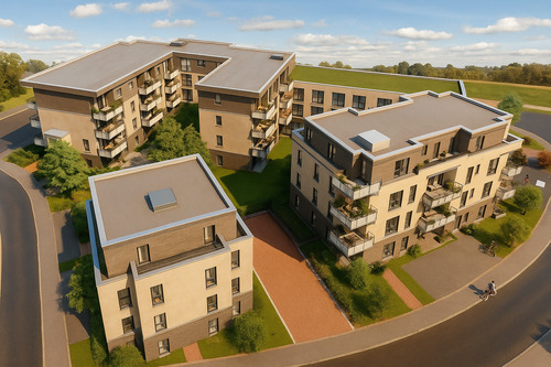 Hier lässt es sich wunderbar leben und wohnen! - RESERVIERT * Baustart Q1-2026 * Attraktive Eigentumswohnung * 3 Zimmer * Erdgeschoss * Bezugsfertig