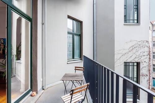Balkon - 7 Zimmer Etagenwohnung in Berlin
