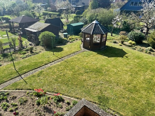 Gartenansicht vom Balkon - 