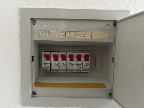 Absicherung Obergeschoss - 