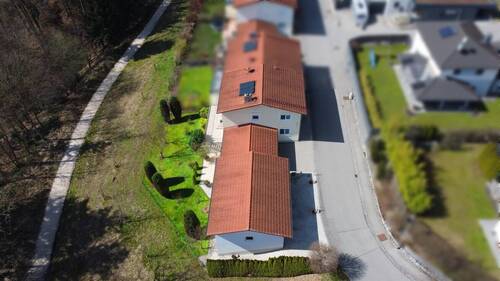 Blick von oben - 4 Zimmer Doppelhaushälfte in Pfarrkirchen