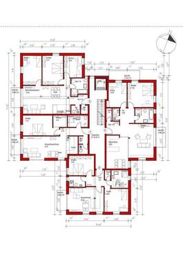 1-obergeschoss.jpg - Etagenwohnung mit 103,00 m&sup2; in Augsburg zum Kaufen