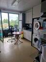 Küche mit Balkon - 8 Zimmer Büro in Aachen