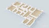 3D Grundriss V1 - Büro mit 265,00 m&sup2; in Korb zur Miete