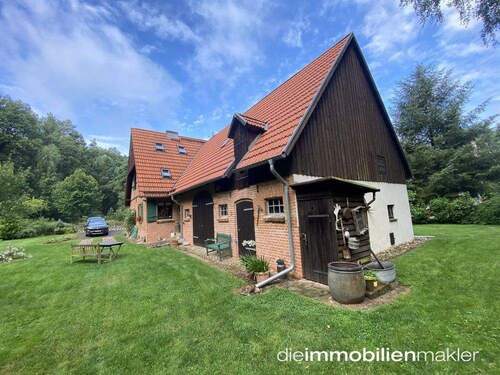 Hausansicht - 5 Zimmer Bauernhaus, Landhaus in Schlaubetal