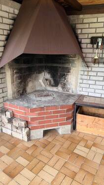 Kamin im Gartenhaus - 