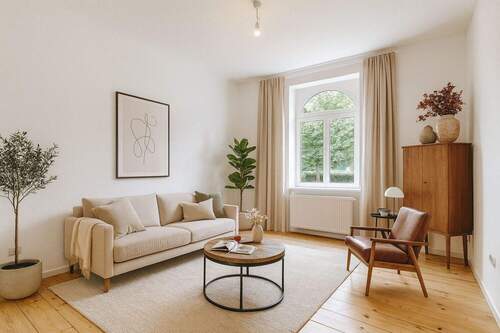 Titelbild - Charmante Drei-Zimmer-Altbauwohnung mit guter Infrastruktur