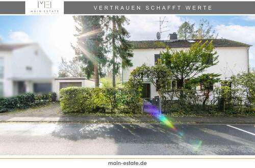 Hausansicht - Straßenseitig - Attraktives Sanierungsobjekt oder Neubaugrundstück in begehrter Lage von Neu-Isenburg Zeppelinheim