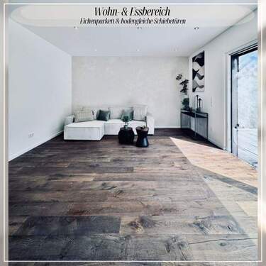 Wohnbereich und Terrassenzugan - 