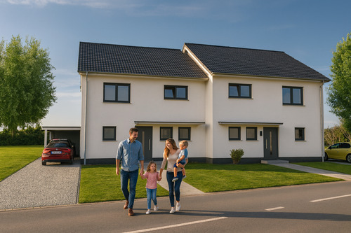 Ihr neues Zuhause - traumhaft schön! - NEUBAU-Doppelhaushälfte * Provisionsfrei * Sofortiger Baubeginn möglich