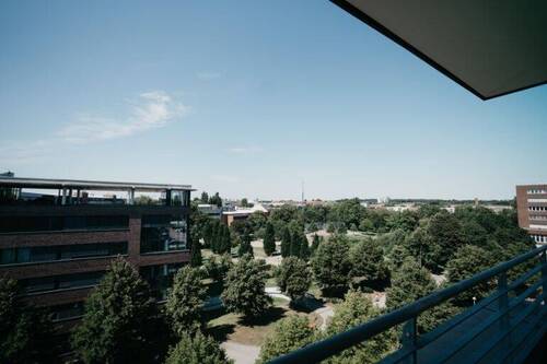 Blich von der Dachterasse - Büro in Hamburg zur Miete