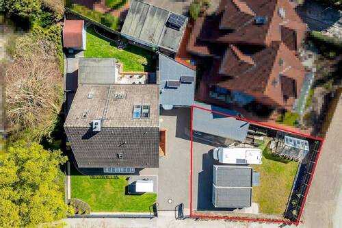 Luftbild - Kleines Baugrundstück in ruhiger und zentraler Wohnlage von Elmshorn