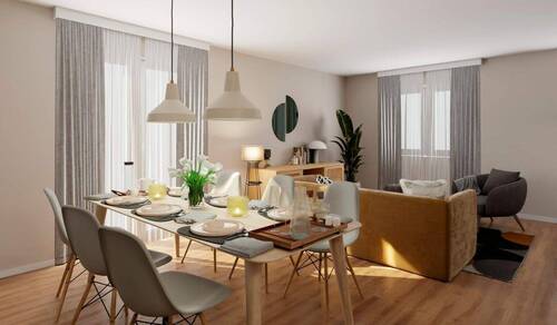Offen und einladend mit direktem Zugang zur sonnigen Terrasse mit angrenzendem Garten - 3 Zimmer Etagenwohnung in Wildau