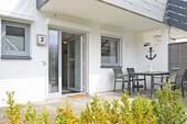 Terrasse - EG Appartment mit Terrasse - im Zentrum von Scharbeutz, fußläufig zum Strand - ohne Käufercourtage