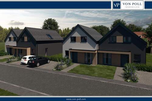 Bild 1 - Provisionsfrei: KfW 40 Doppelhaushälfte mit QNG-Siegel - modern, hochwertig & energieeffizient