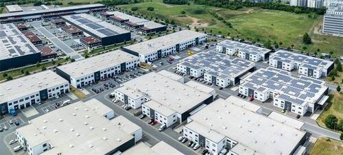 Blick von oben - Halle zur Miete in Berlin