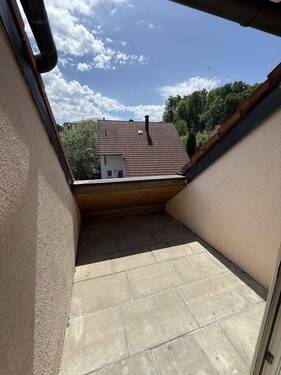 Loggia/Balkon - 3 Zimmer Etagenwohnung in Lichtenau
