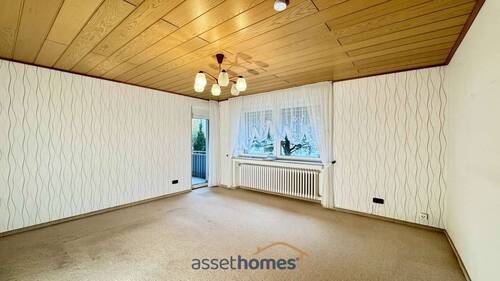 Wohnzimmer - 3 Zimmer Etagenwohnung zum Kaufen in Halle (Westfalen)