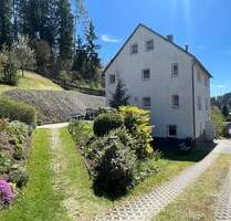 Wohlfühloase im „Grünen“ – Großes teilsaniertes EFHZFH mit zwei Garagen, großem Garten und Forstfläche in ruhiger Waldrandlage in Großolbersdorf