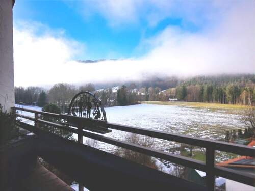Blick vom Balkon - Exklusive Dachgeschosswohnung mit Galerie & traumhafter Aussicht