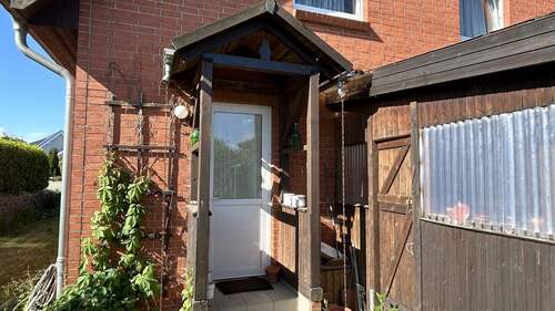 Ausgang Gartenseite - Einfamilienhaus mit 134,30 m&sup2; in Gutow zum Kaufen