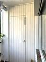 Einbauschrank Loggia (für z.B. Polstermöbel, Grill usw.) - 