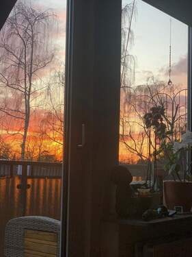 Sonnenuntergang vom Sofa - 