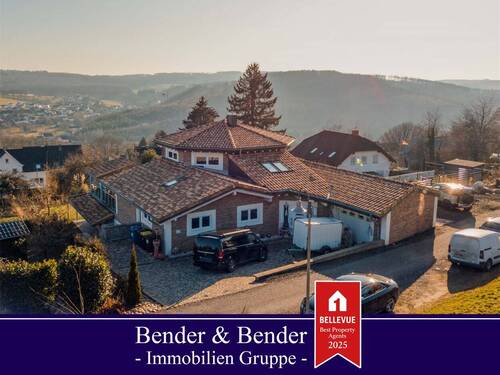 Ansicht - Exklusives Wohnerlebnis: Traumhaftes Einfamilienhaus mit zwei Einliegerwohnungen, Weitblick & Baupotenzial!