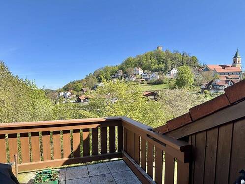Ausblick vom Balkon - 