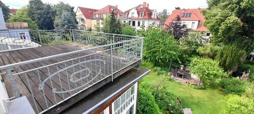 Terrasse NO - 3 Zimmer Etagenwohnung in Rostock
