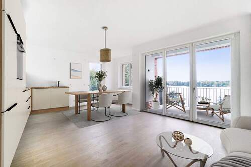 Wohnbereich - 3 Zimmer Etagenwohnung zur Miete in Berlin