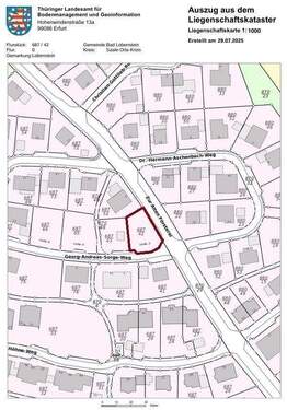 Flurkarte - Grundstück in Bad Lobenstein zum Kaufen
