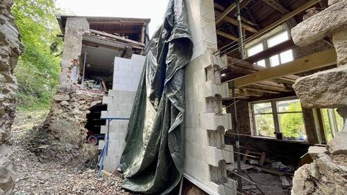 Rückseite des Hauses - 