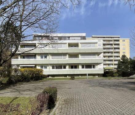 Ansicht von Süden - 2 Zimmer Etagenwohnung in Müllheim