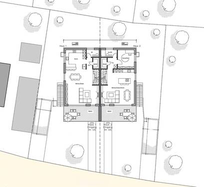 Lageplan - Doppelhaushälfte mit 164,00 m&sup2; in Aidlingen / Deufringen zum Kaufen
